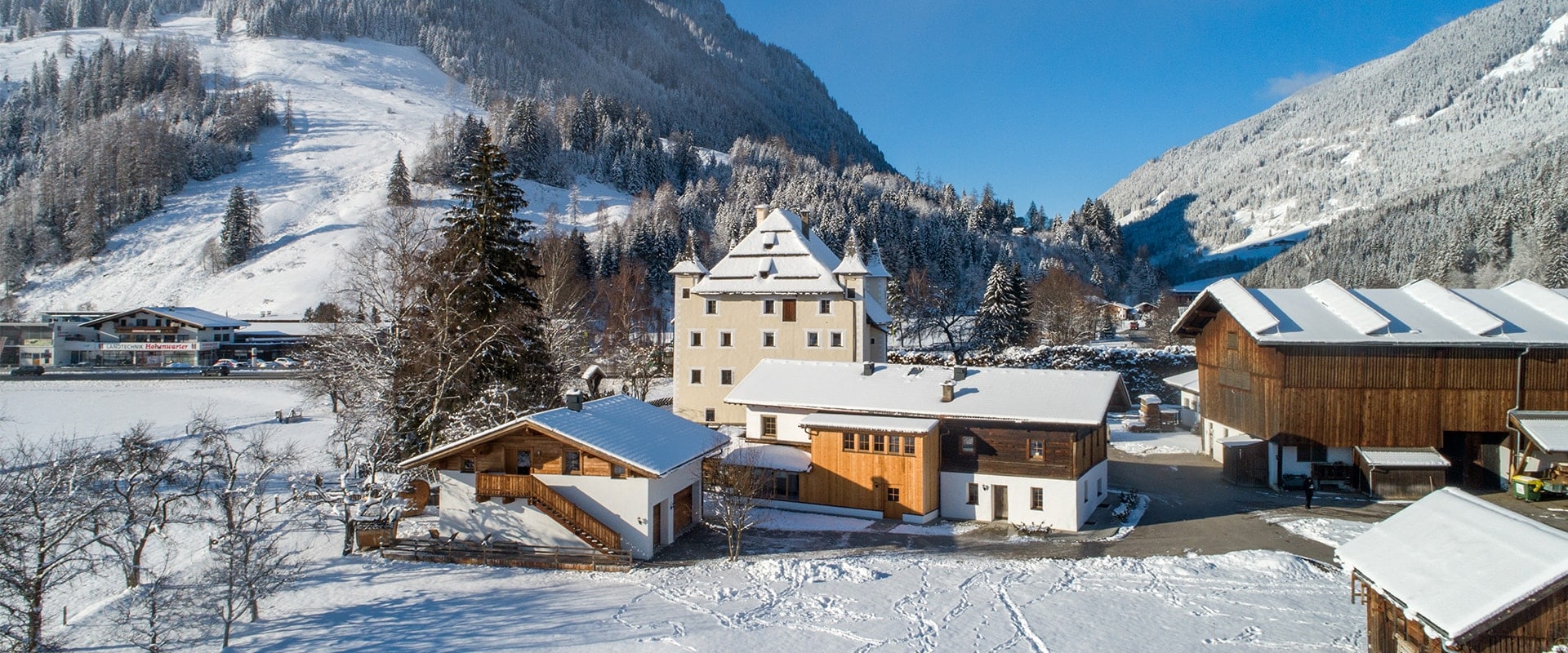 Schloss Saalhof Maishofen - Winter