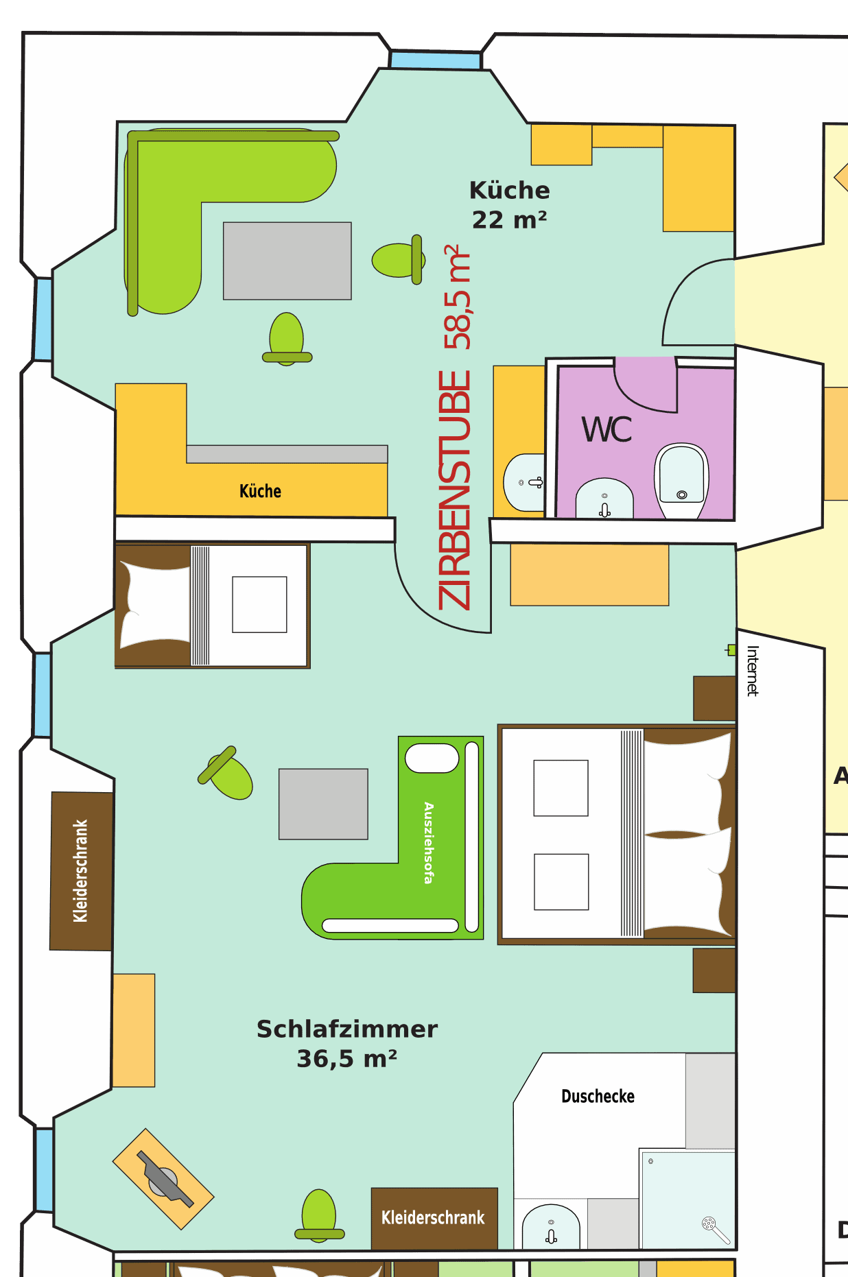Appartement Zirbenstube